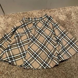 Plaid skirt